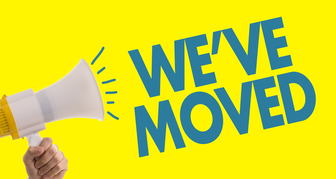 We ve moved. We move.